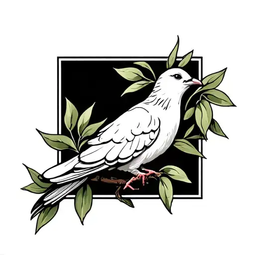 Dove With Olive Branch