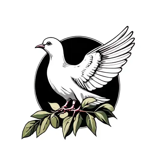 Dove With Olive Branch