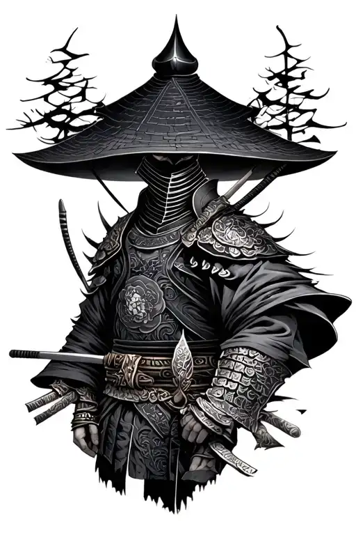 Samourai Cover With Japanese Theme