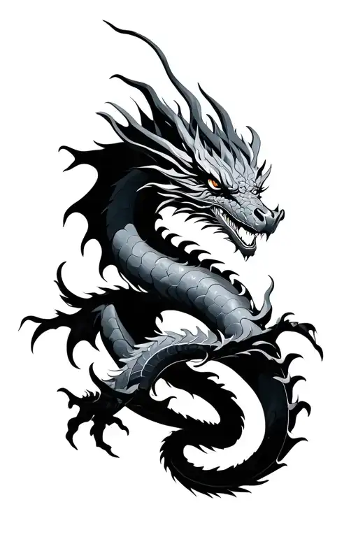 Dragon Wrapped Round