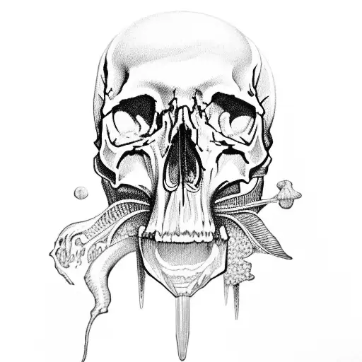 Books Skull Crystal Alchemy Raven