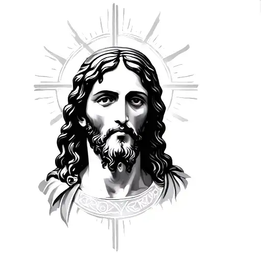 Jesus Christ Tattoo Featuring