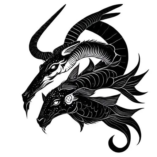 Sagittarius Capricorn And Pisces Tattoo Showcasing