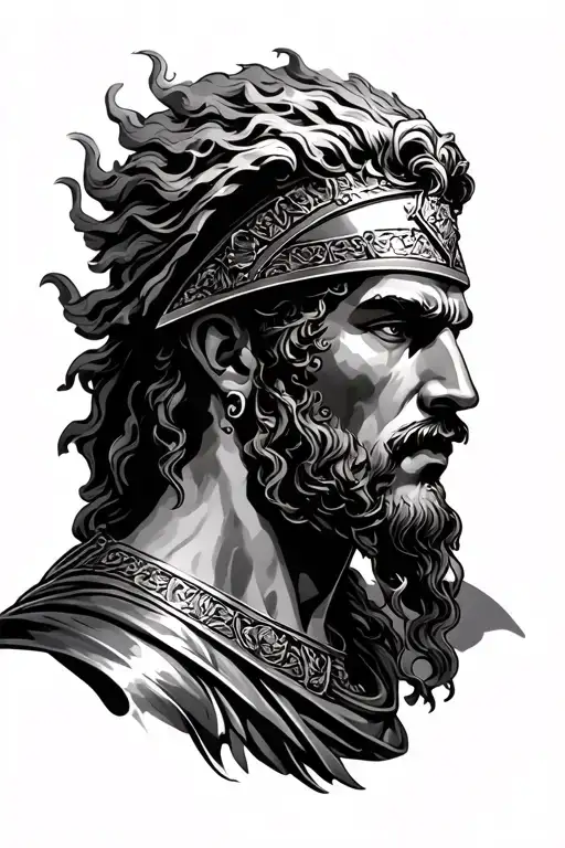 Prometheus And Roman Solider The Iris