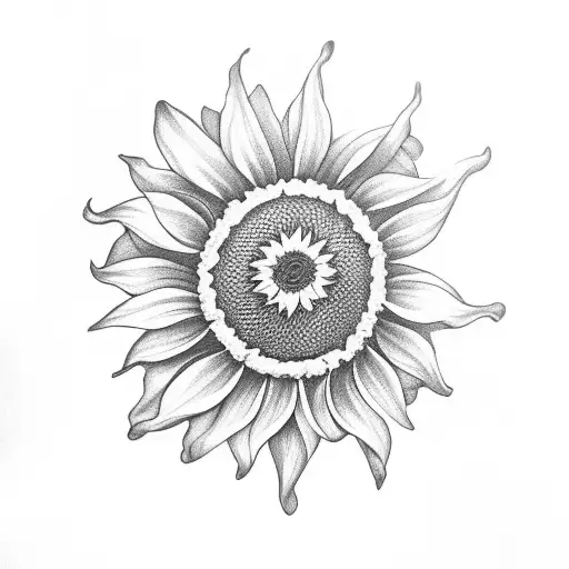 Sunflower And Hibiscus