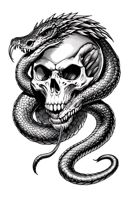 Viper And Skull