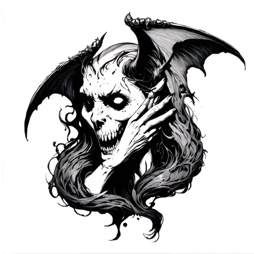 Escaping My Demons Black And White