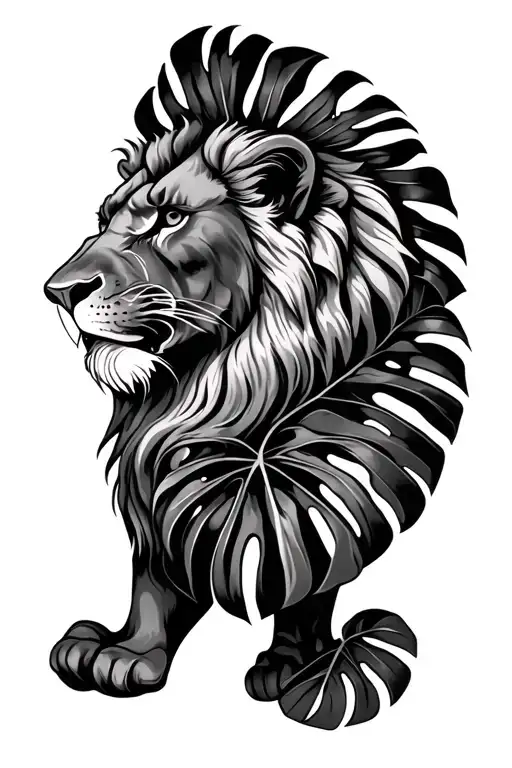 Lion Monstera
