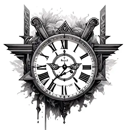 Clock Masonic