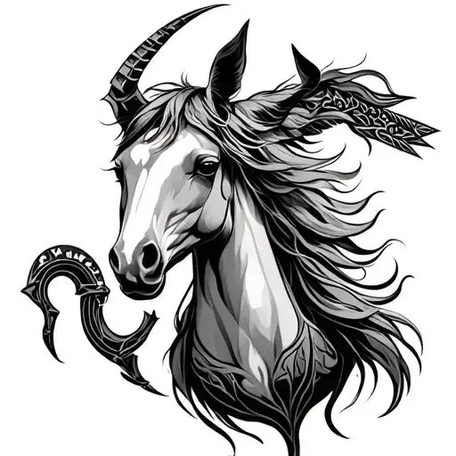 Sagittarius After Life Tattoo Design Inspired