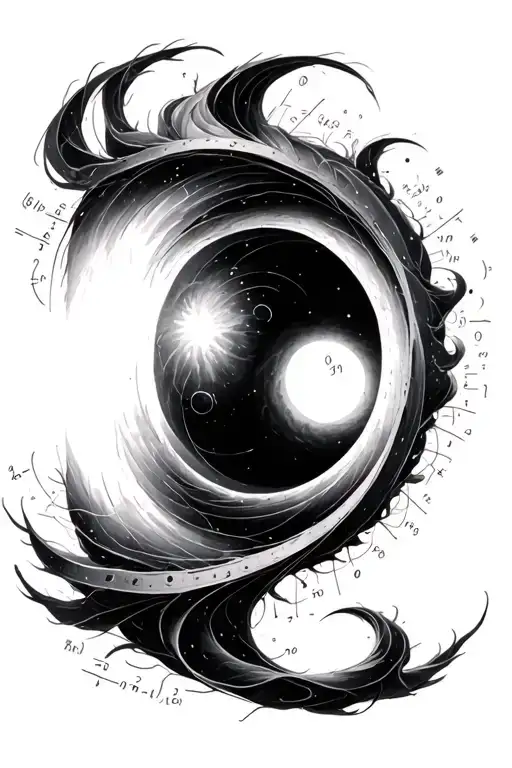 Black Hole And Formulas For Physics Equation Merging