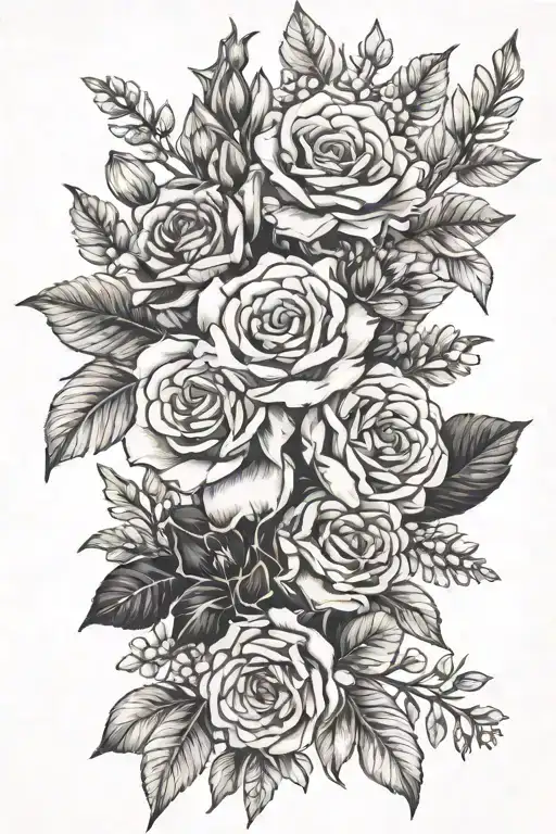 Birth Flower Bouquet