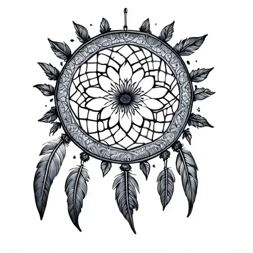 Dream Catcher Mandala Floral