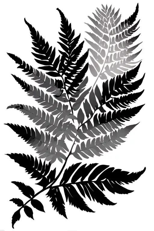 New Zealand Fern Polynesian Style