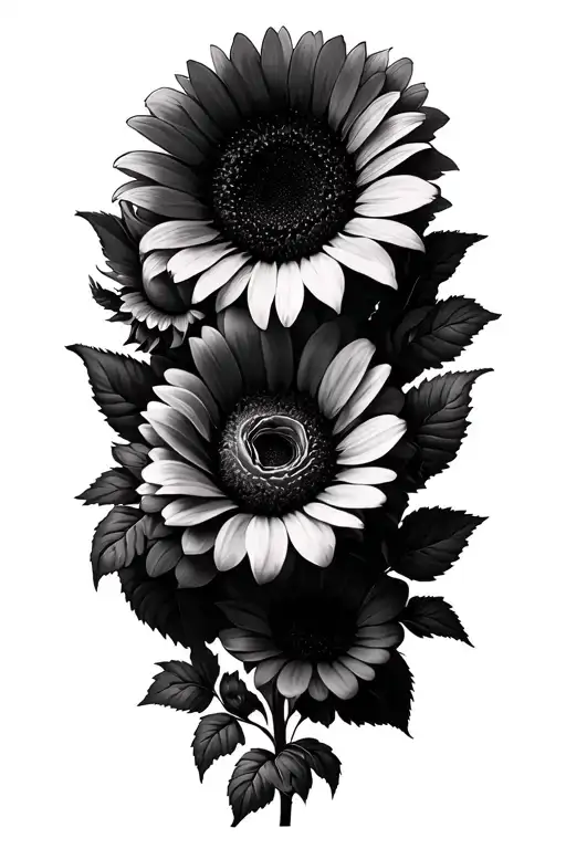 Daisies Sunflowers Roses