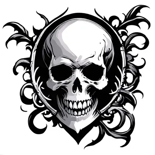 Skull Lybra Symbol