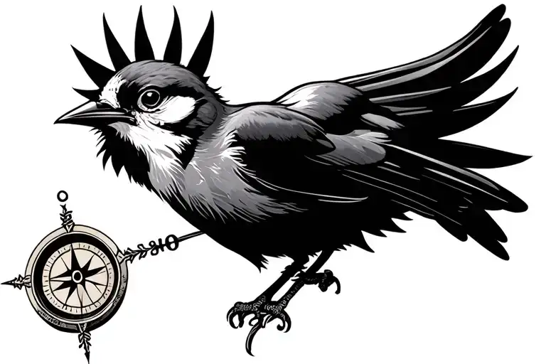 Bird Compass Teqcup