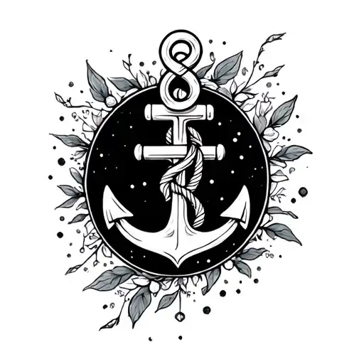 Anchor With Memorial Loop On A