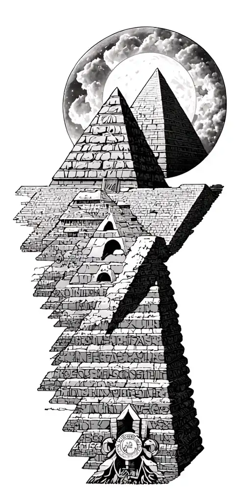 Old British Gallion Below The 3 Pyramids Of Gyiza Alligned With Orions Belt