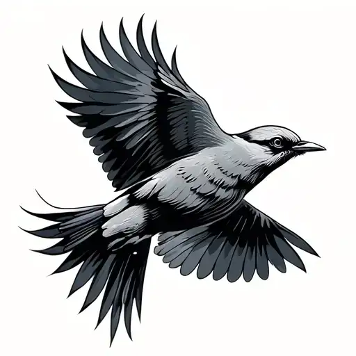 Bird Flying