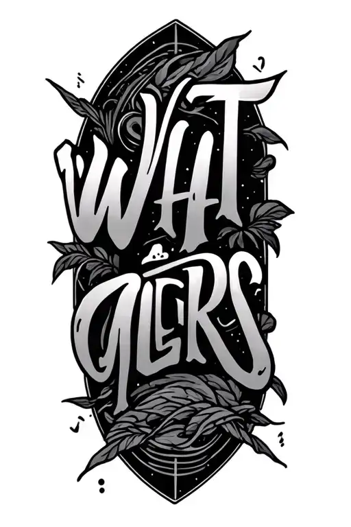 What Says Voyagers With Italics Letters