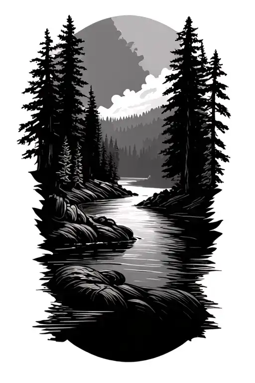 Clarion River Flowing