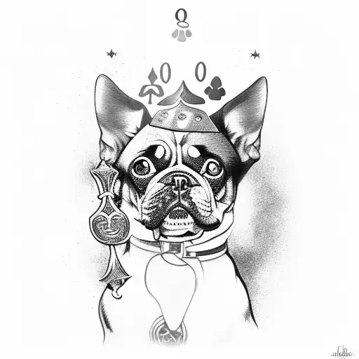 Ace Of Spades With A Dog