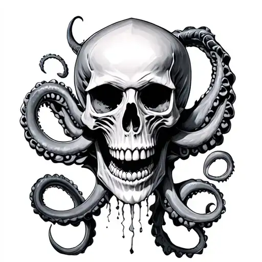 Skull And Kraken