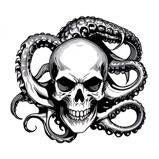 Skull And Kraken