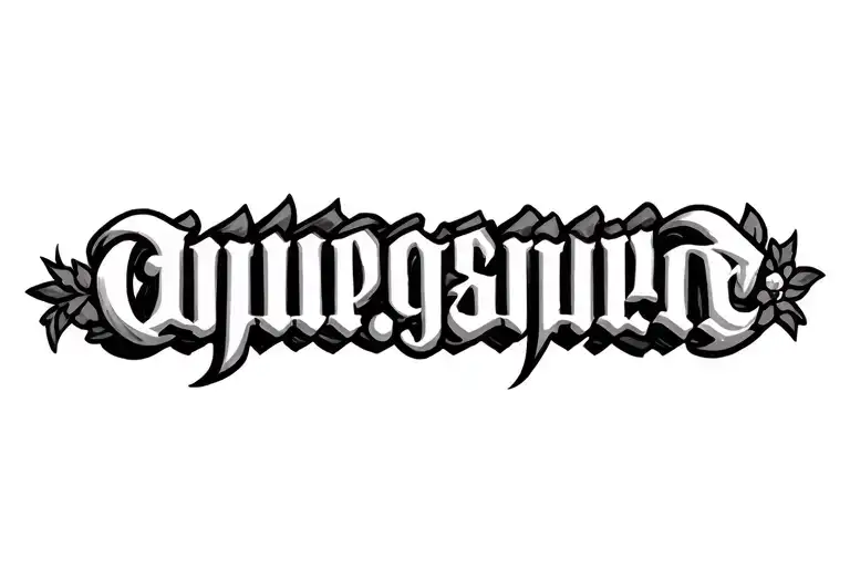 Cross Small Text Bird