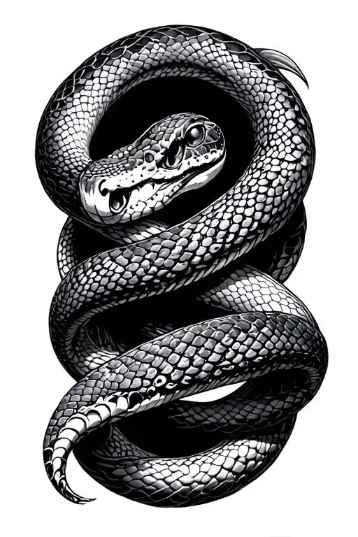 Lace And Snake Wrapped