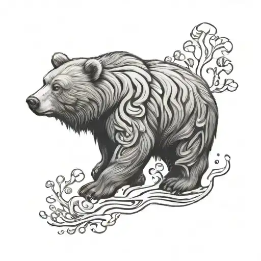 Left Half Of The Brain Then Right Side Of A Bear