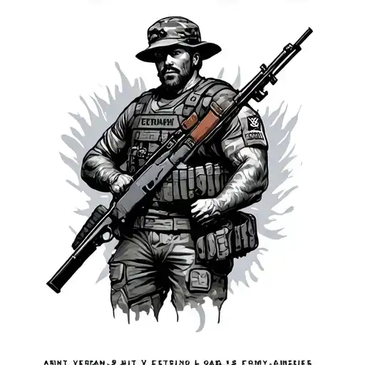 Us Army Veteran Warrior