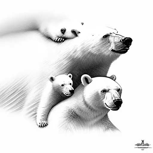 Polar Bear Family