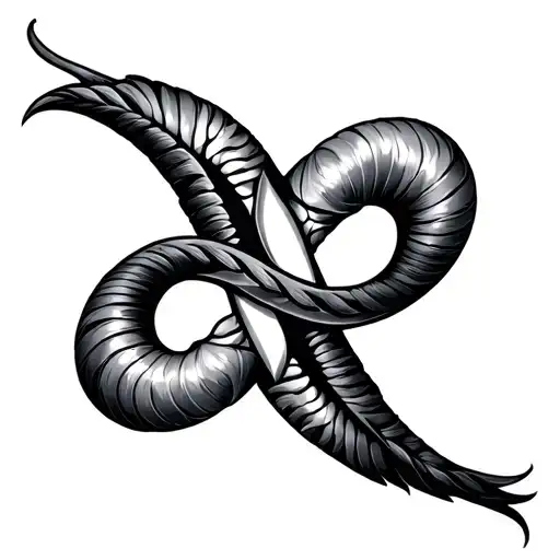 Aries Gemini Zodiac Sign Intertwined