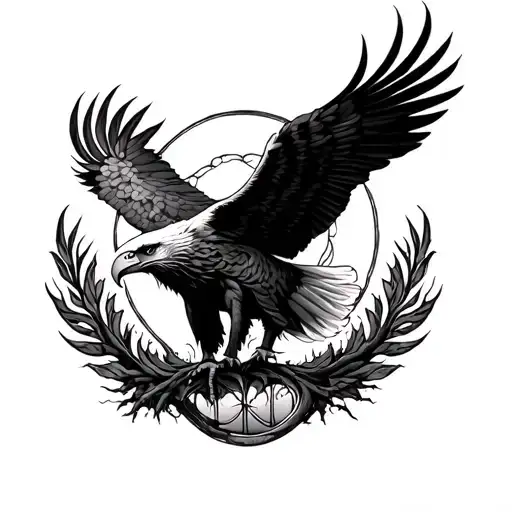 Eagle And Tree Of Life