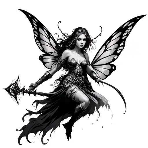 Fairy Warrior Wielding