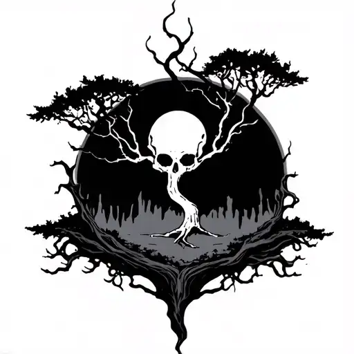 Poison Tree Silhouette