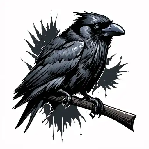 Dark Styled Crow Assassin Looking