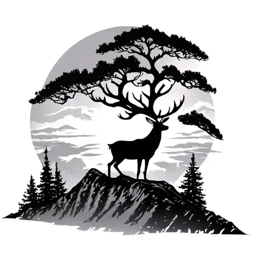 Mountain Deer Tree