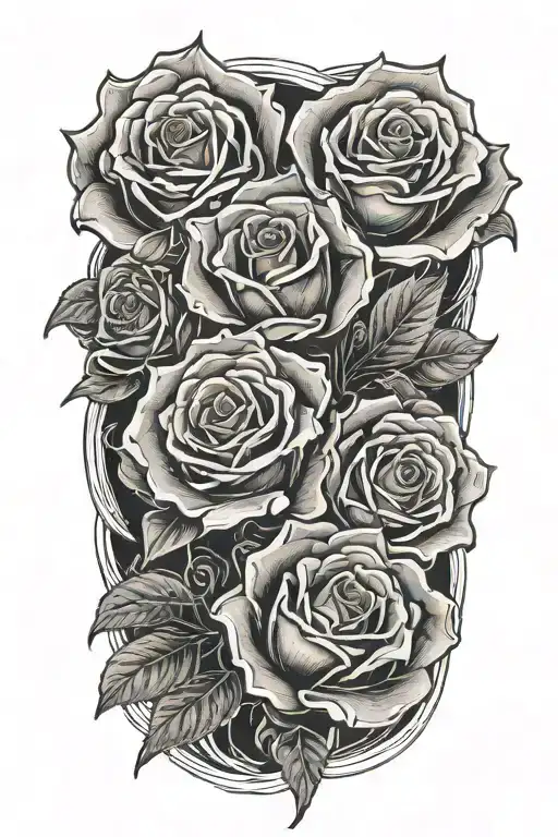 3 Roses Wrapped Tightly