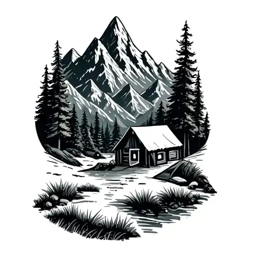 Mountains & Nature Like Camping Scene Immersed