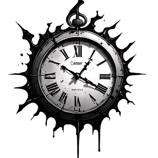 Broken Clock Melting