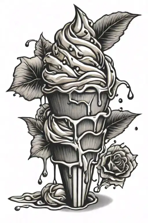 Melting Icecream Cover Up