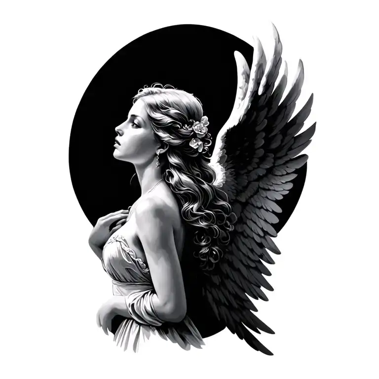 Angel In A Feminine Appearance