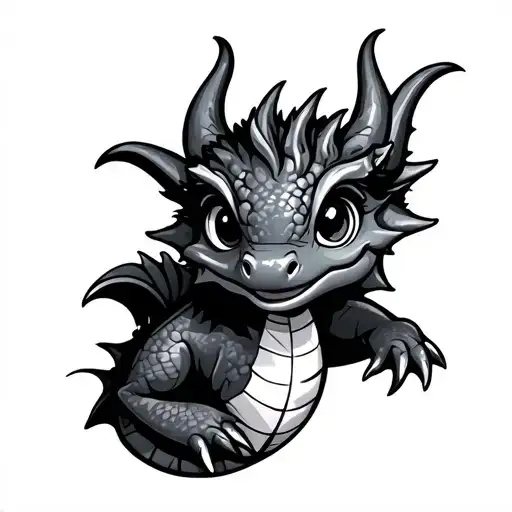 Cute Baby Dragon