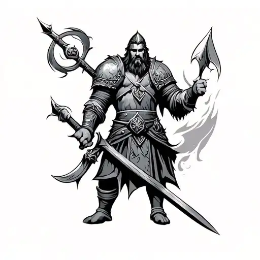 Symboles Viking Warrior