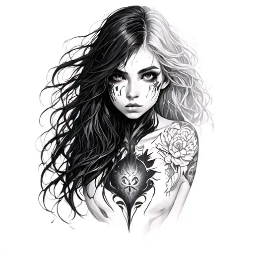 A Girl Who Can't Find The Balance Between The Good And Evil Within Her