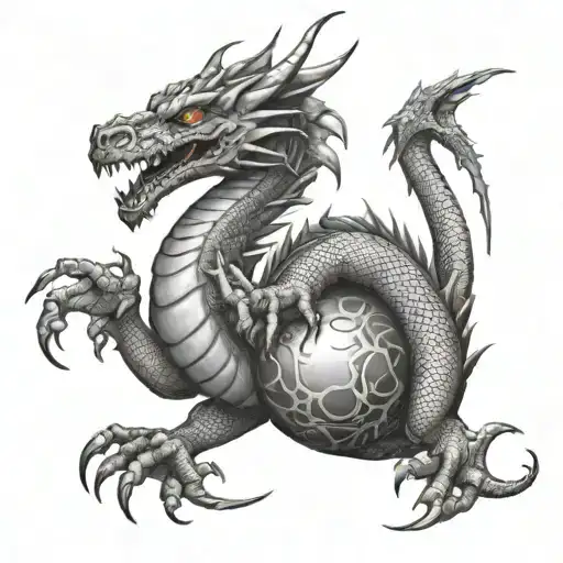 Dragon With Orb