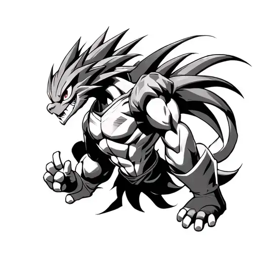 Vageta Dragon Ball Z Full Body Charging